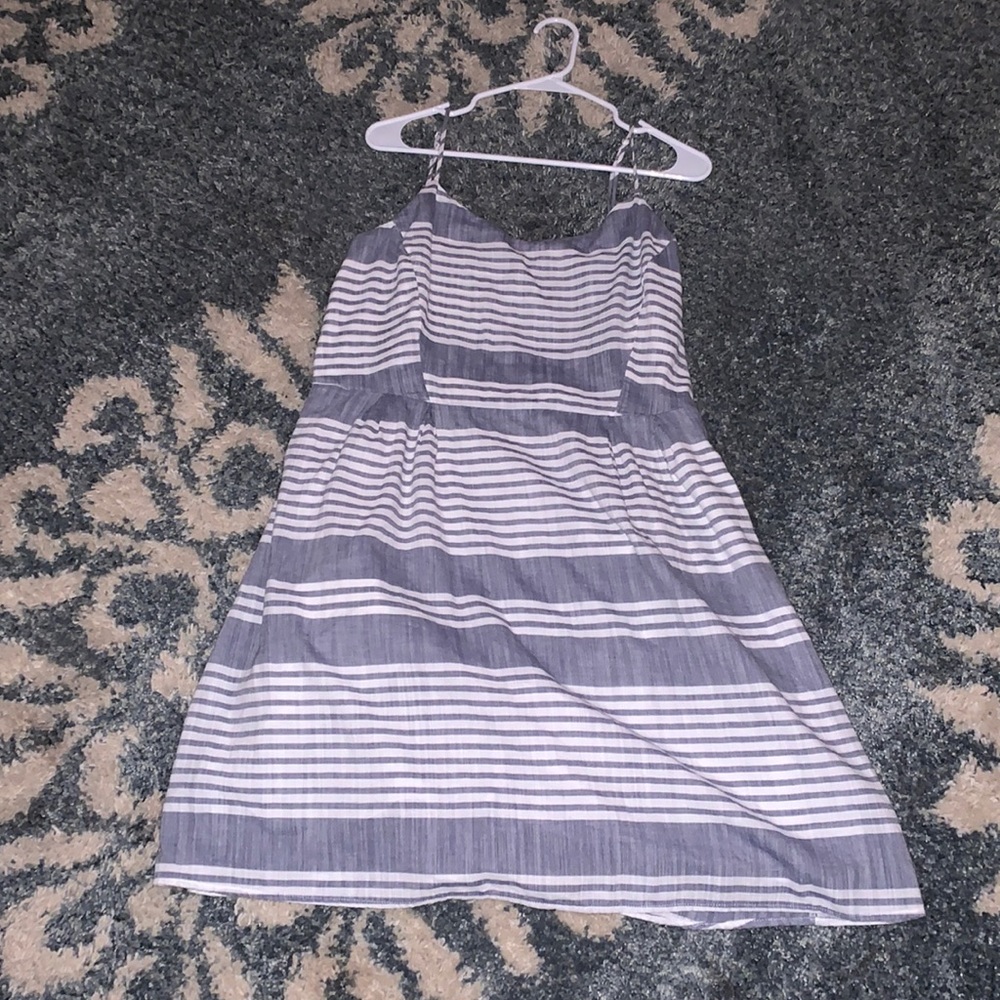 Knee Length Striped Dress